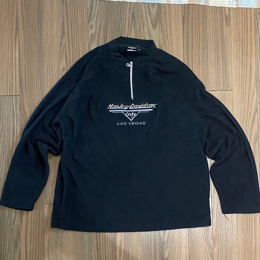 Harley-Davidson Black Zipper Pullover